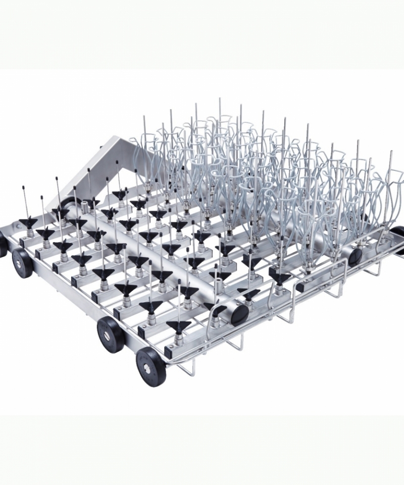 carrello con moduli ad iniezione optional