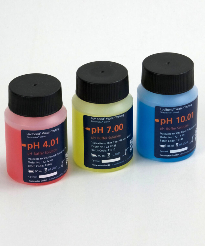 Soluzione tampone pH in bottiglie da 90 ml