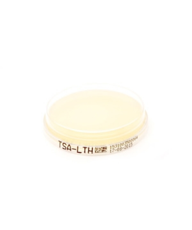 Piastra Pronta Petri da 90 mm Tryptic Soy Agar con LTH (TSA-LTH)